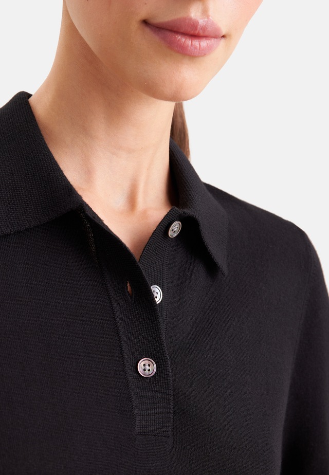 seidensticker Strickpullover Polo Uni
