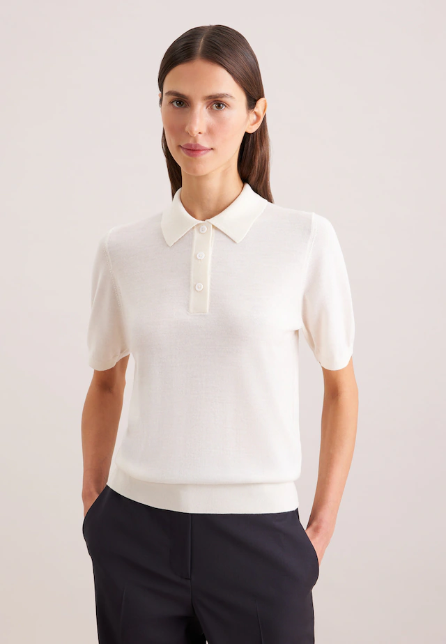 seidensticker Strickpullover Polo Uni