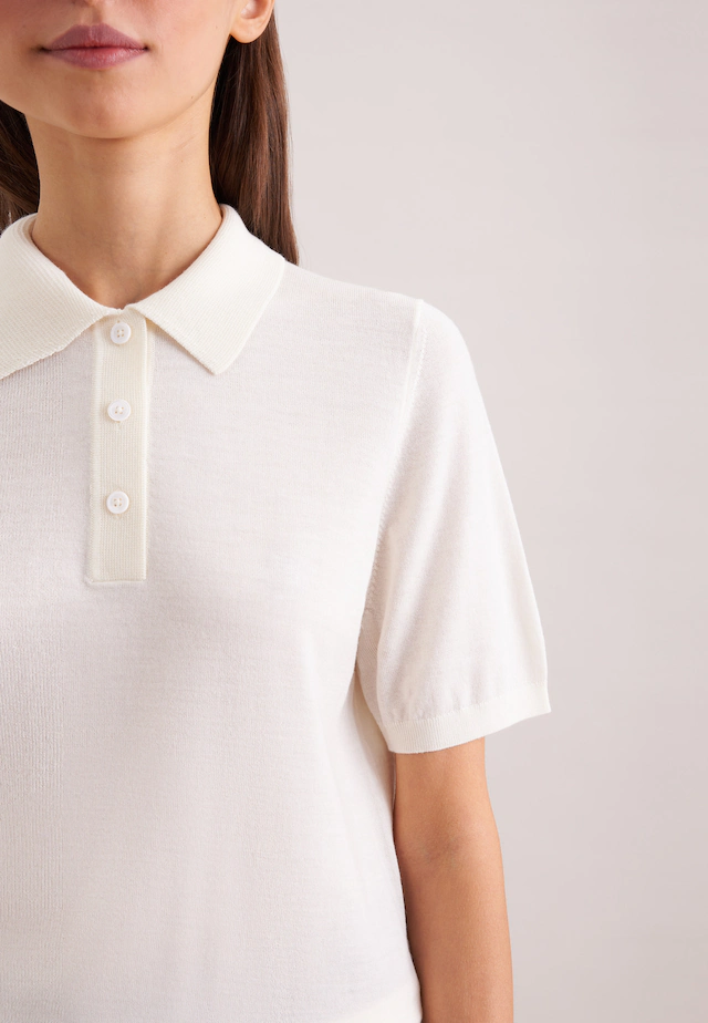 seidensticker Strickpullover Polo Uni
