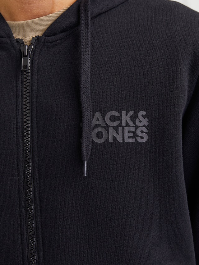 Jack & Jones Kapuzensweatjacke »JJECORP LOGO SWEAT ZIP HOOD«