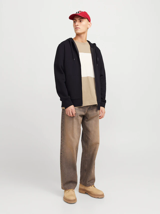 Jack & Jones Kapuzensweatjacke »JJECORP LOGO SWEAT ZIP HOOD«