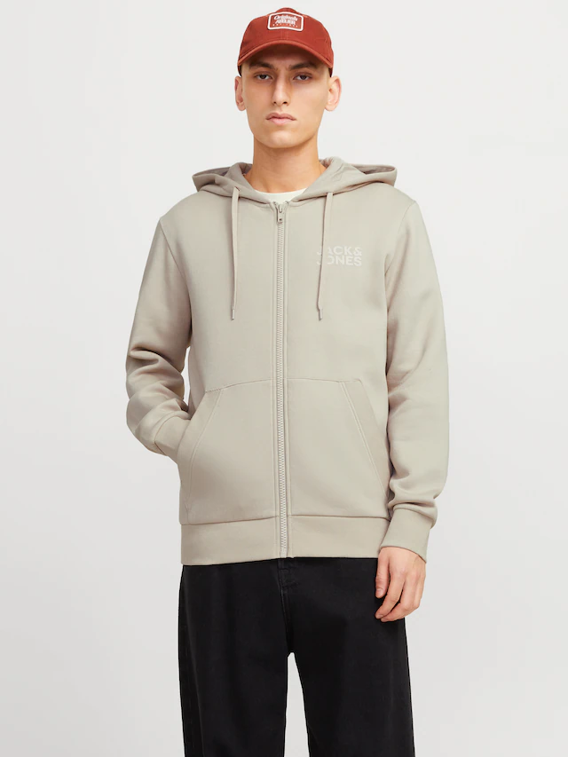 Jack & Jones Kapuzensweatjacke »JJECORP LOGO SWEAT ZIP HOOD«