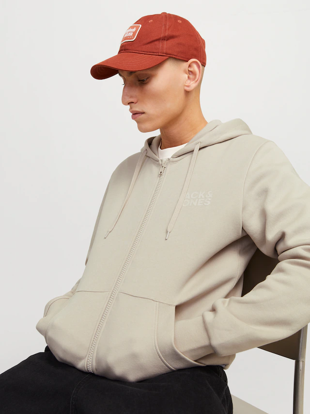 Jack & Jones Kapuzensweatjacke »JJECORP LOGO SWEAT ZIP HOOD«