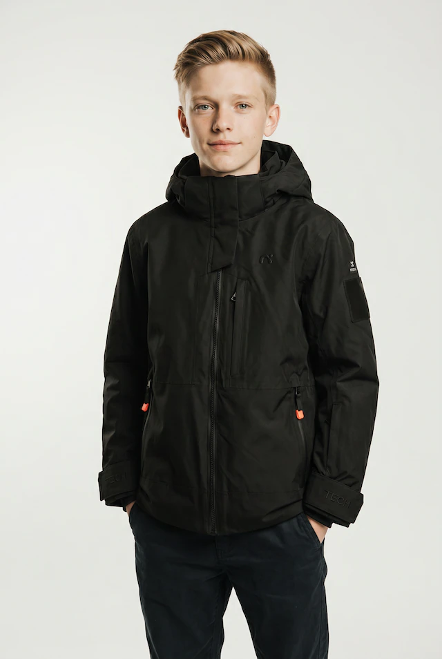 Name It Skijacke »NKNSLOPE10 JACKET SKI EDITION FO NOOS« mit Kapuze Skipasstasche, Recco-Reflektor, winddicht, wasserdicht
