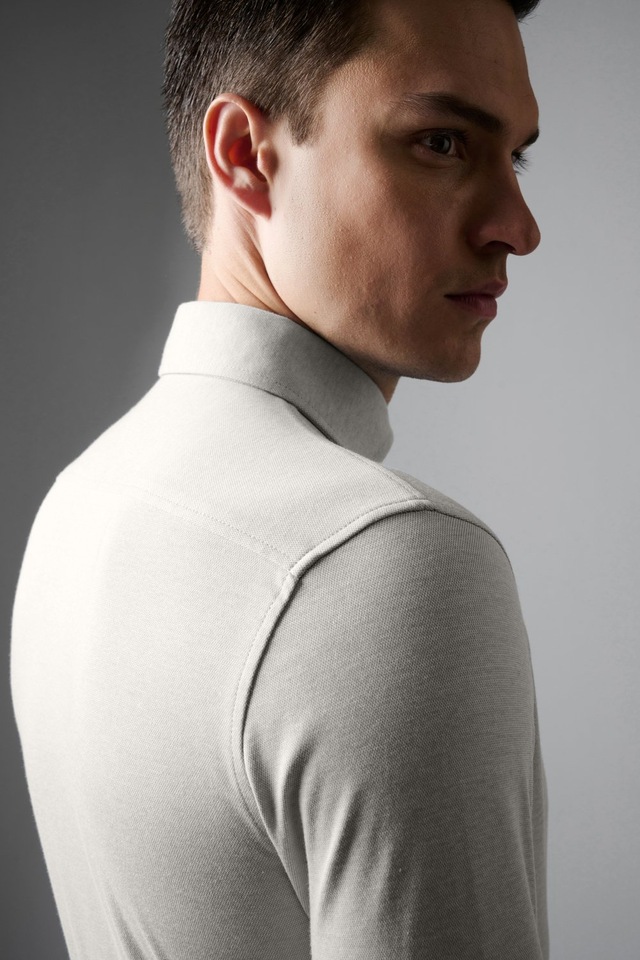 DESOTO Langarmhemd »Jerseyhemd Essential Hai langarm« Flexibler Stretch