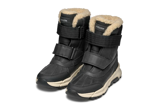 Geox Winterstiefel »J FLEXYPER PLUS BOY« Snowboots, Klettstiefel mit Warmfutter, Größenschablone zum Download