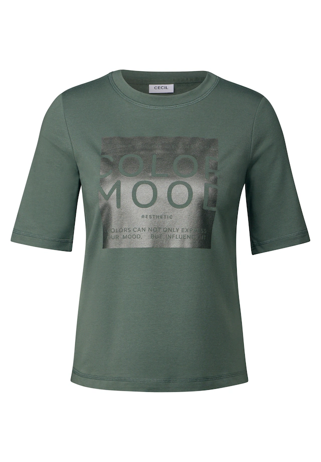 Cecil T-Shirt mit Folienprint