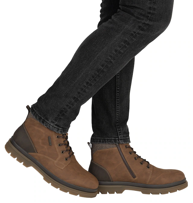 Rieker Winterstiefelette Winterboots, Schnürboots mit Innenreißverschluss und RiekerTex