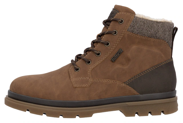 Rieker Winterstiefelette Winterboots, Schnürboots mit Innenreißverschluss und RiekerTex