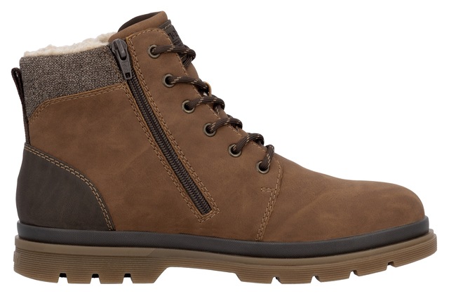 Rieker Winterstiefelette Winterboots, Schnürboots mit Innenreißverschluss und RiekerTex