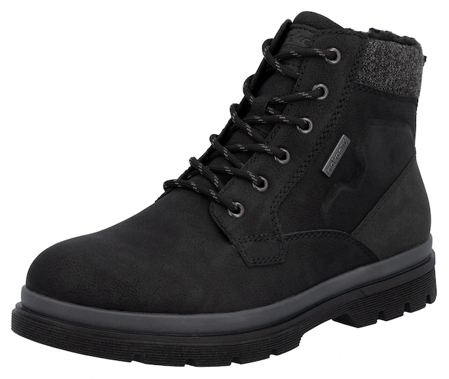 Rieker Winterstiefelette Winterboots, Schnürboots mit Innenreißverschluss und RiekerTex