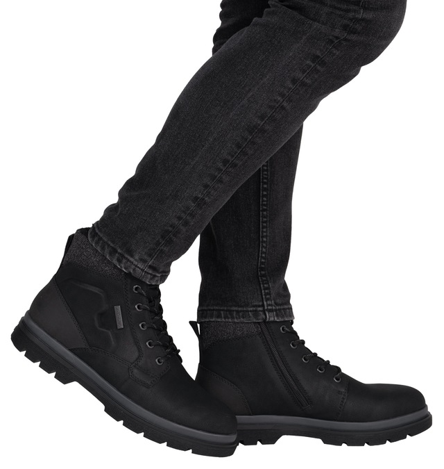 Rieker Winterstiefelette Winterboots, Schnürboots mit Innenreißverschluss und RiekerTex