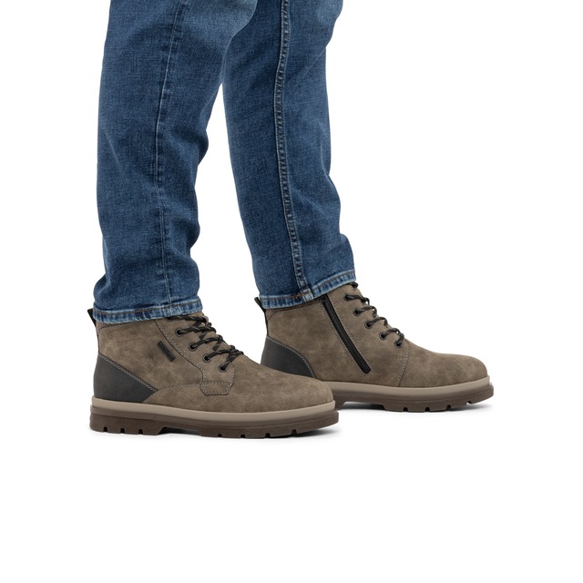 Rieker Winterstiefelette Winterboots, Schnürboots mit Innenreißverschluss und RiekerTex