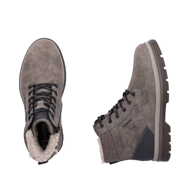 Rieker Winterstiefelette Winterboots, Schnürboots mit Innenreißverschluss und RiekerTex