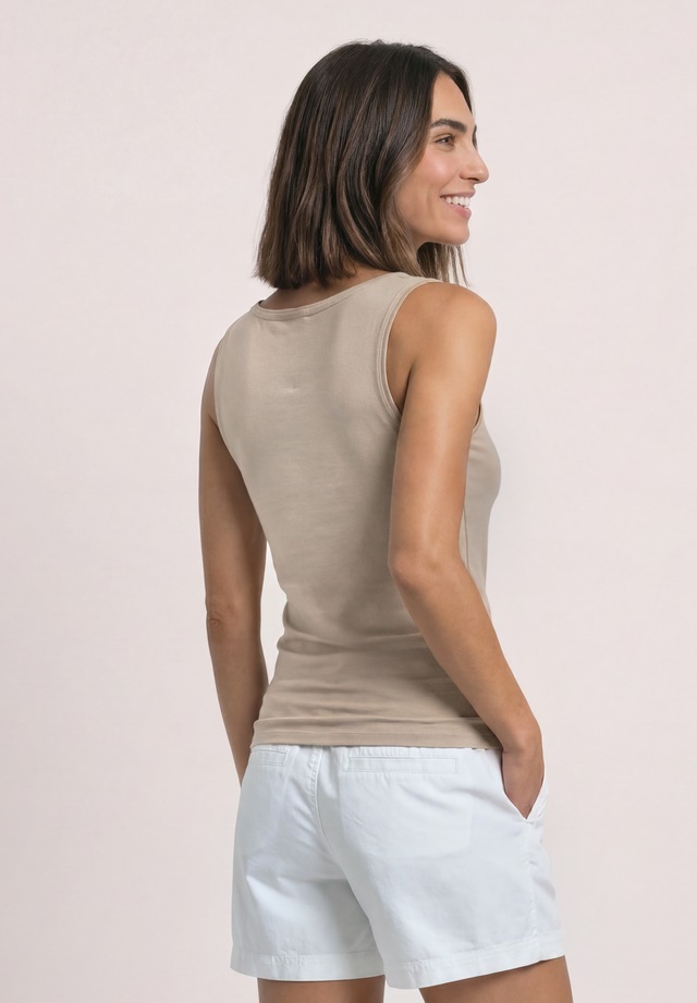 STREET ONE Trägertop aus softem Materialmix