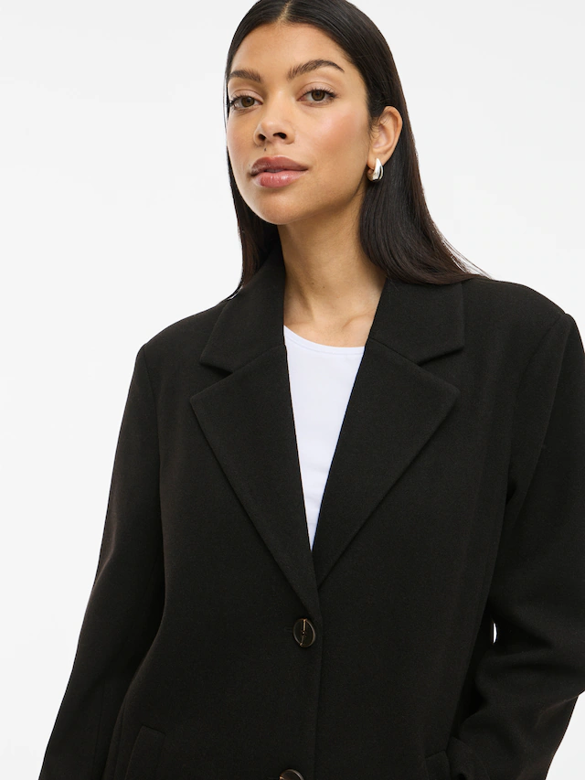 Vila Kurzmantel »VICLAUDIA BUTTON COAT - NOOS«