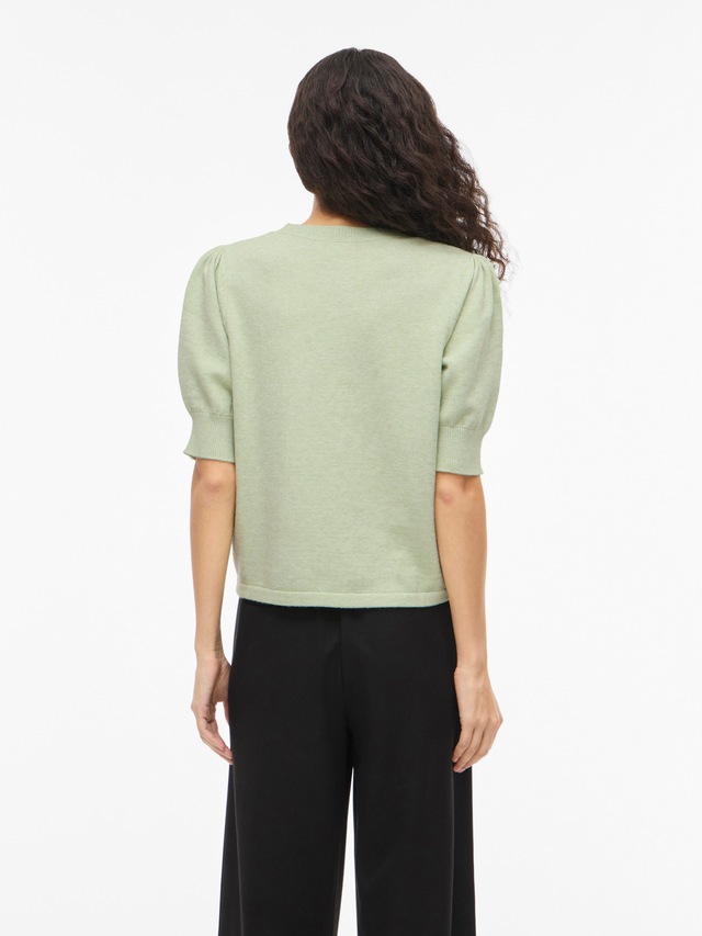 Vila Strickpullover »VIRIL 2/4 SLEEVE O-NECK KNIT TOP - NOOS«