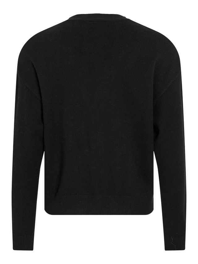 Vila Strickjacke »VIRIL V-NECK KNIT CARDIGAN - NOOS« Materialmix, regular fit