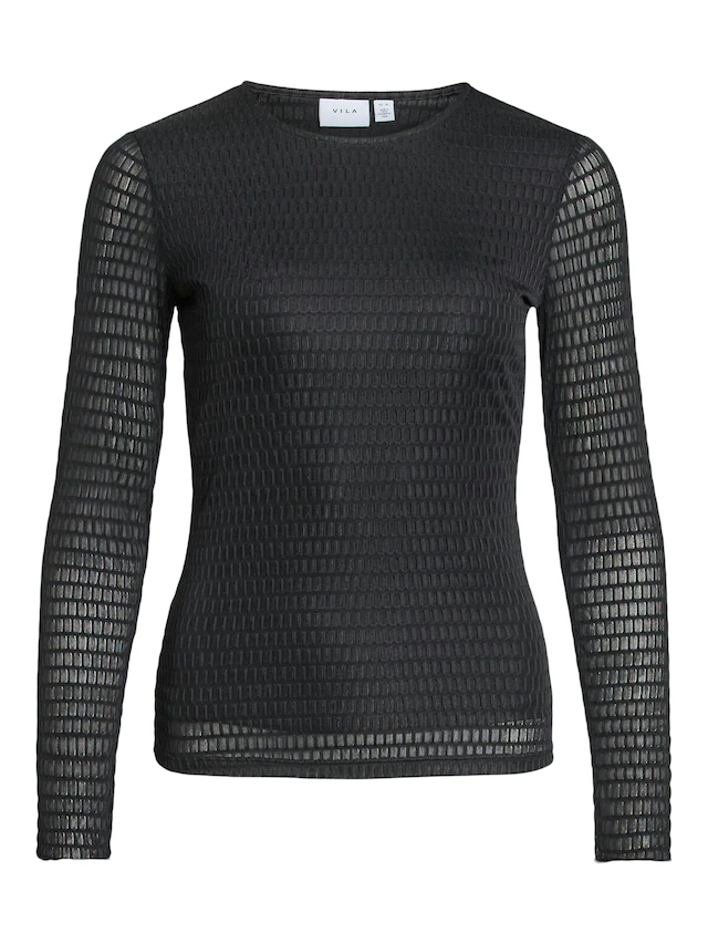 Vila Langarmshirt »VILARINE O-NECK L/S TOP - NOOS«