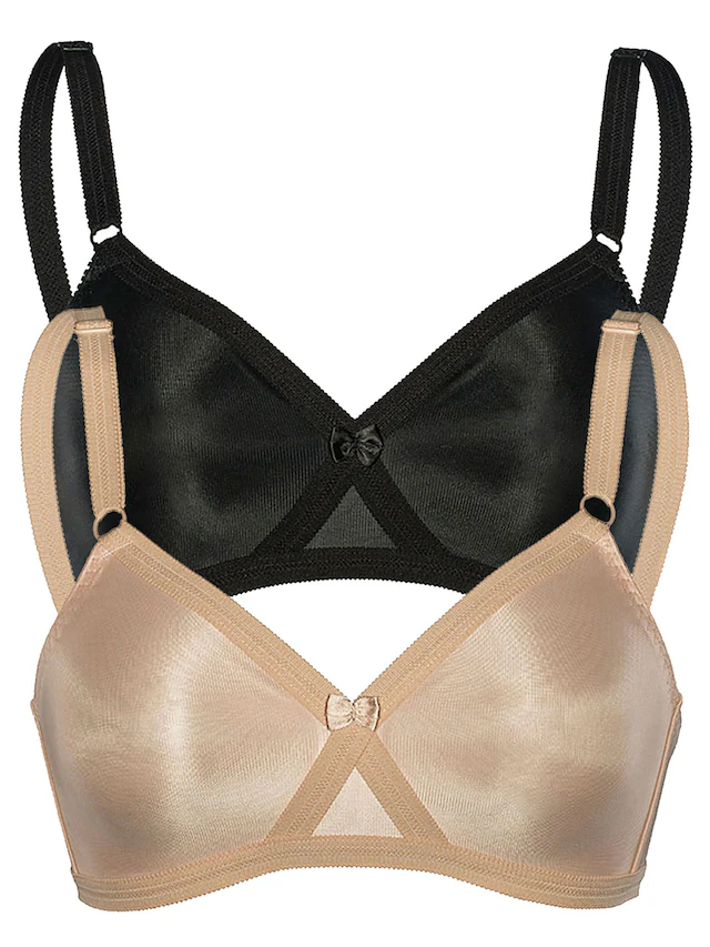 Sassa Soft-BH »2er Pack Soft BH mit Kreuzblende Functional Bras«