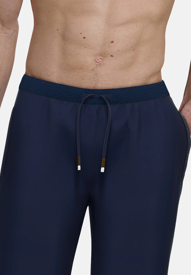 bugatti Pyjamahose »Bologna« mit Seitentaschen, niedriger Bund, bequem, elastisch, Materialmix