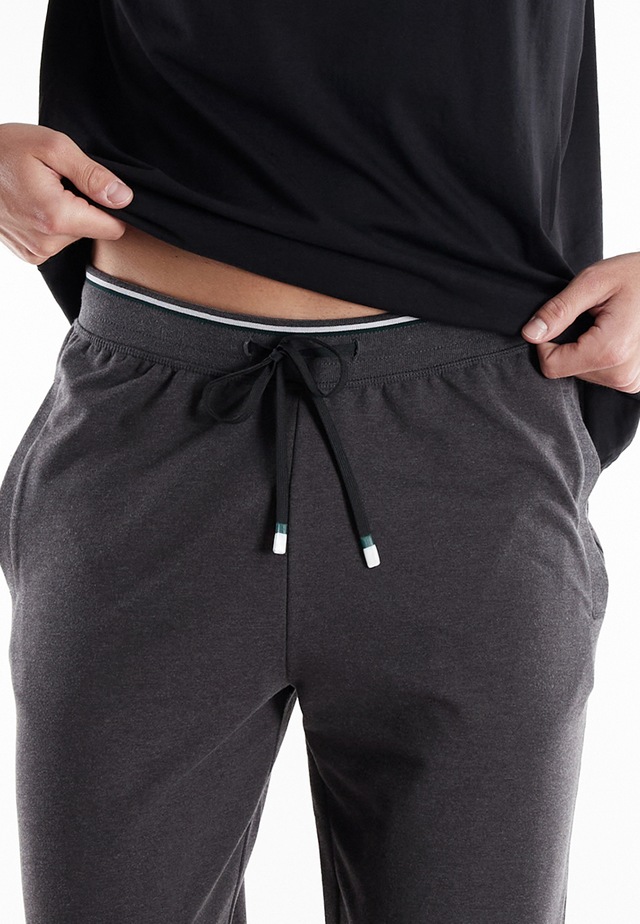 bugatti Pyjamahose »Bologna« mit Seitentaschen, niedriger Bund, bequem, elastisch, Materialmix