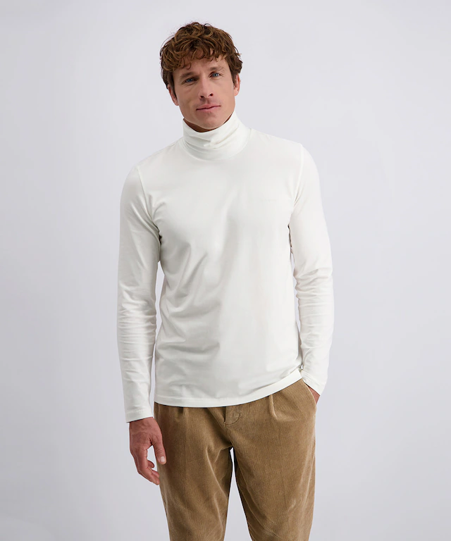Pierre Cardin Rollkragenshirt unifarben, Baumwolle mit Stretch