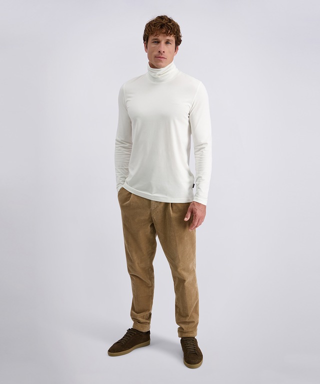 Pierre Cardin Rollkragenshirt unifarben, Baumwolle mit Stretch