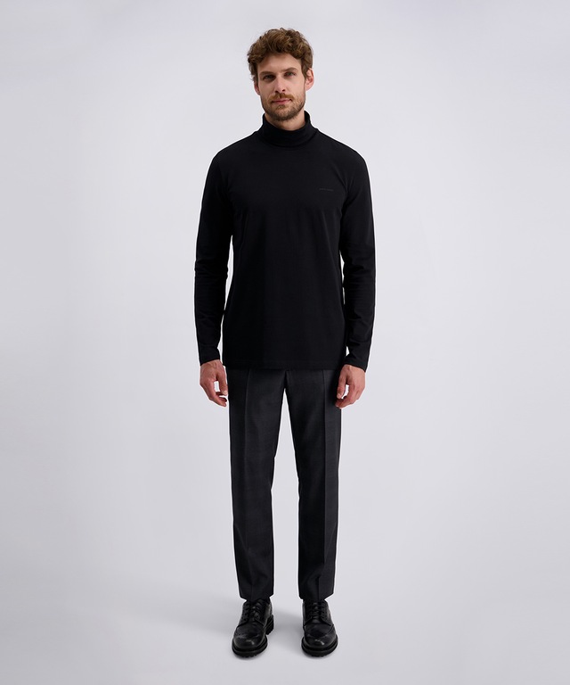 Pierre Cardin Rollkragenshirt unifarben, Baumwolle mit Stretch