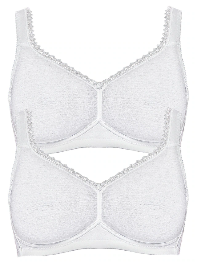 Susa Bügelloser BH »2er Pack Baumwoll BH ohne Bügel Organic Cotton«