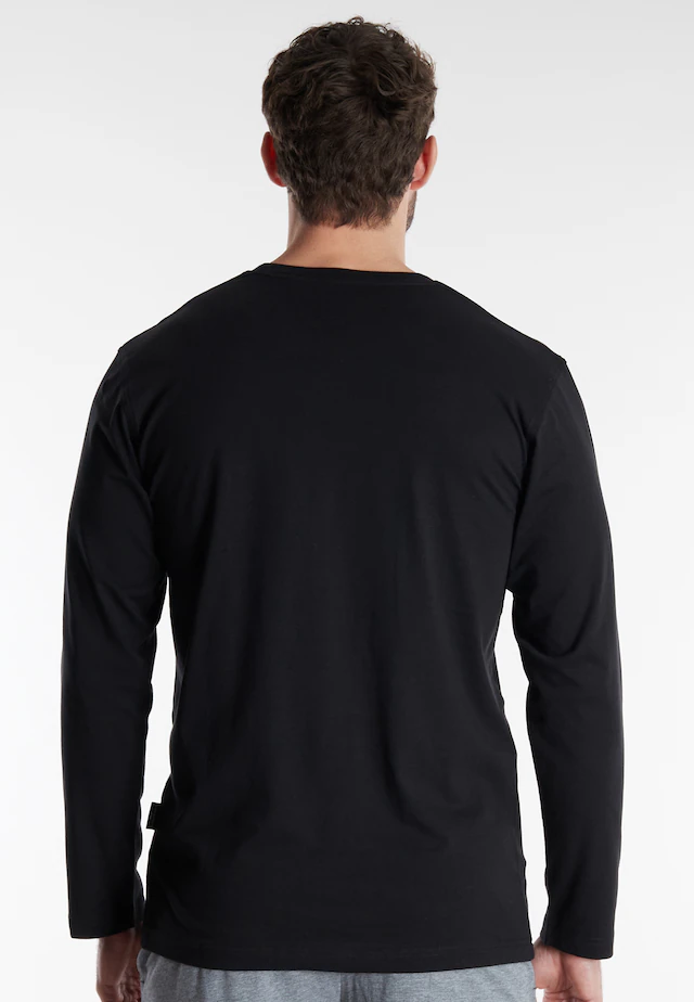 GÖTZBURG Langarmshirt »California« basic, Langarm, bequem, Rundhalsausschnitt, locker, 100% Baumwolle