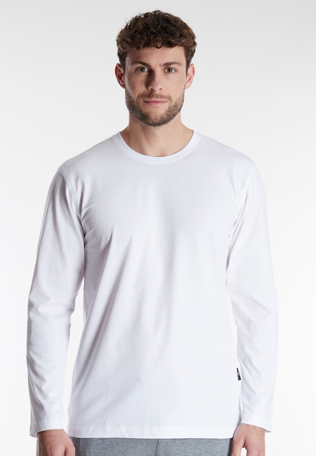 GÖTZBURG Langarmshirt »California« basic, Langarm, bequem, Rundhalsausschnitt, locker, 100% Baumwolle