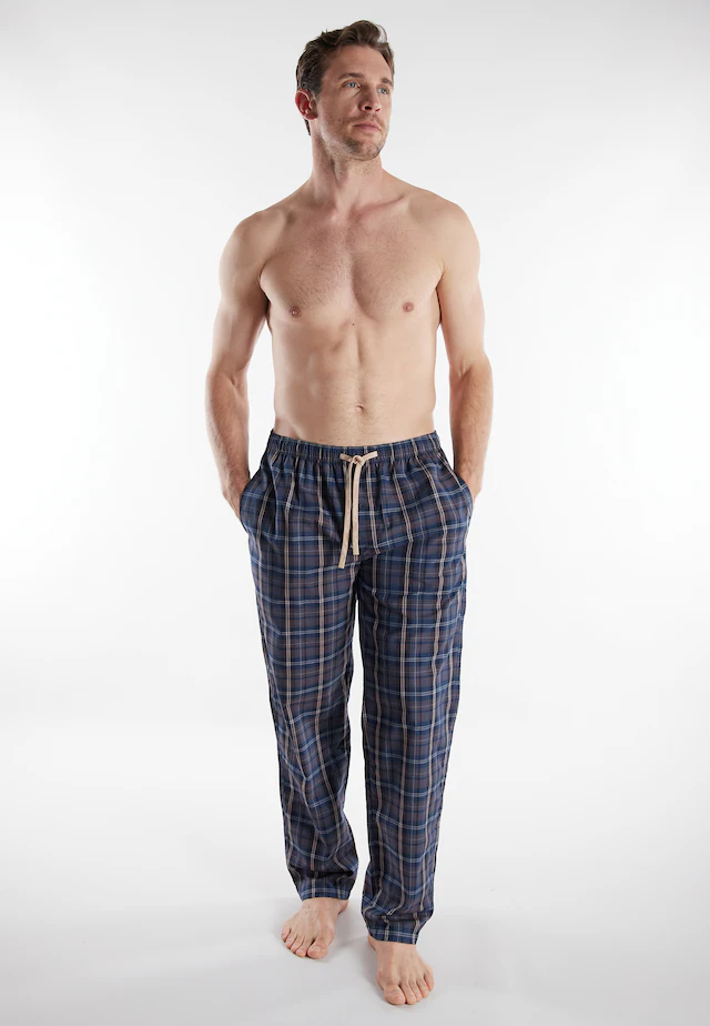 TOM TAILOR Pyjamahose »Milos« mit elastischem Bund, Kordelzug, kariert
