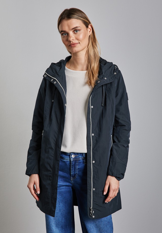 STREET ONE Kurzjacke mit Kapuze mit Kapuze