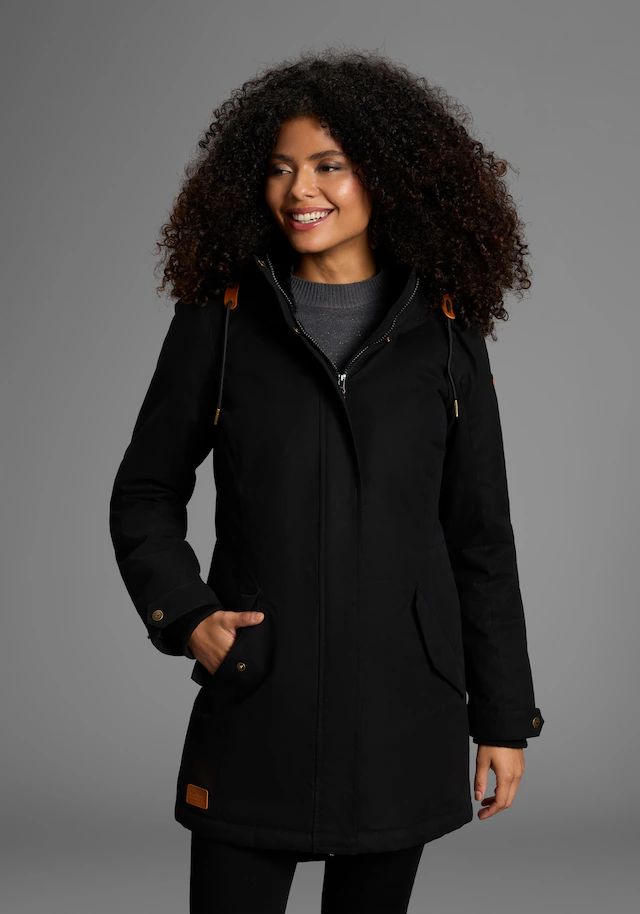 KangaROOS Parka mit Teddy Fellimitat gefüttert, Winterjacke