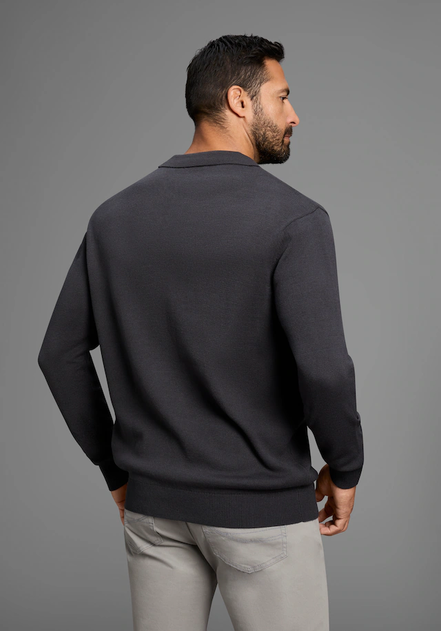 Man's World Polokragenpullover »Neue Kollektion !« Feinstrick, ideal für die Übergangszeit, Basic Style