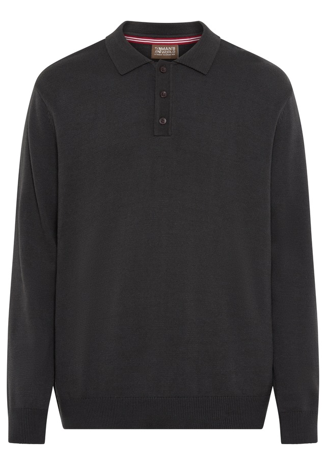 Man's World Polokragenpullover »Neue Kollektion !« Feinstrick, ideal für die Übergangszeit, Basic Style