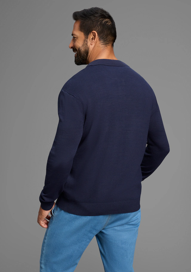 Man's World Polokragenpullover »Neue Kollektion !« Feinstrick, ideal für die Übergangszeit, Basic Style