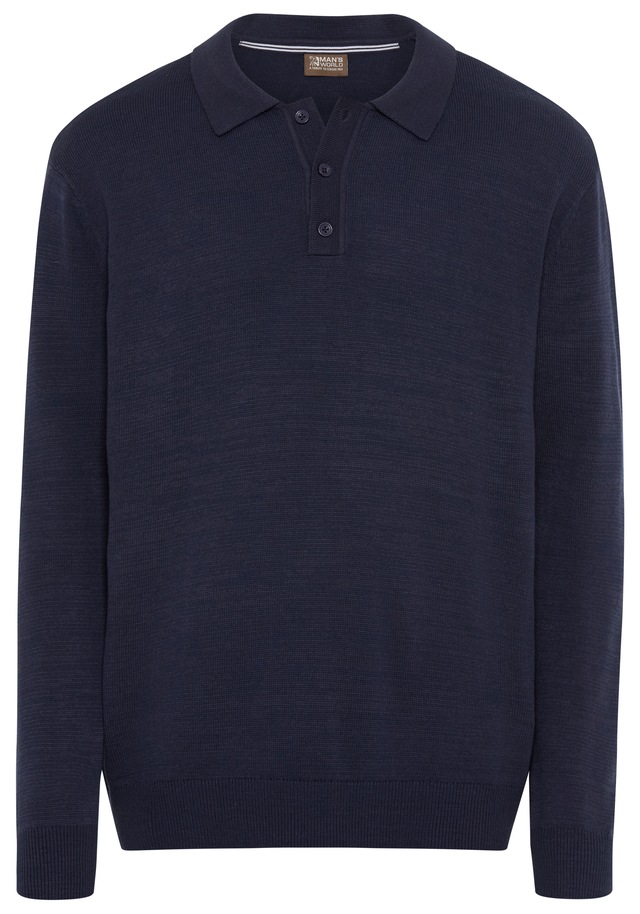 Man's World Polokragenpullover »Neue Kollektion !« Feinstrick, ideal für die Übergangszeit, Basic Style