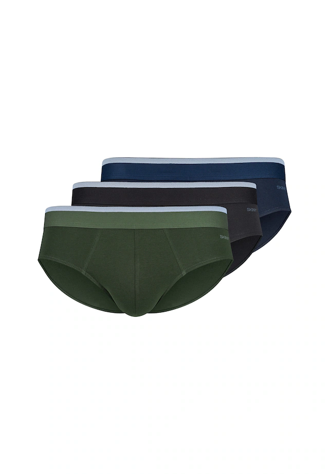 Skiny Brasilslip »Cotton Multipack« klassisch, basic, elastisch, bequem, kein Einschneiden, Baumwollmix