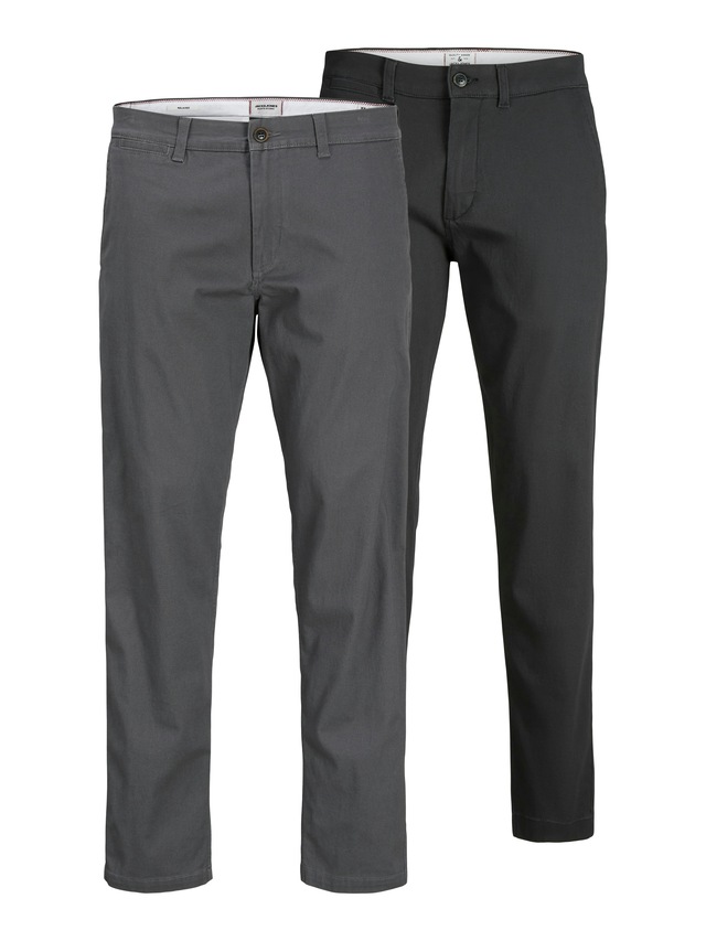 Jack & Jones Chinohose »JPSTKANE DAVE CHINO 2PK MP NOOS« In vorgewaschener Qualität