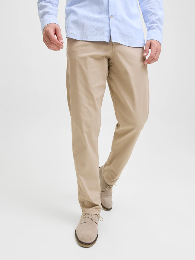 Jack & Jones Chinohose »JPSTKANE DAVE CHINO 2PK MP NOOS« In vorgewaschener Qualität