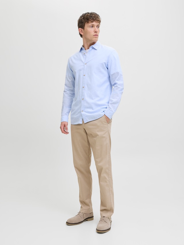 Jack & Jones Chinohose »JPSTKANE DAVE CHINO 2PK MP NOOS« In vorgewaschener Qualität