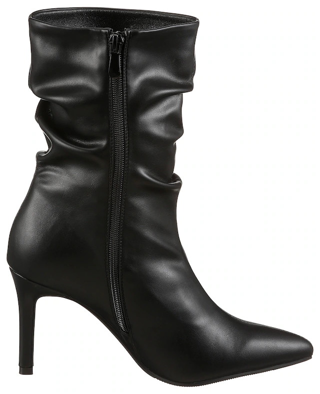Aniston SHOES Stiefelette mit Raffungen am slouchy Schaft