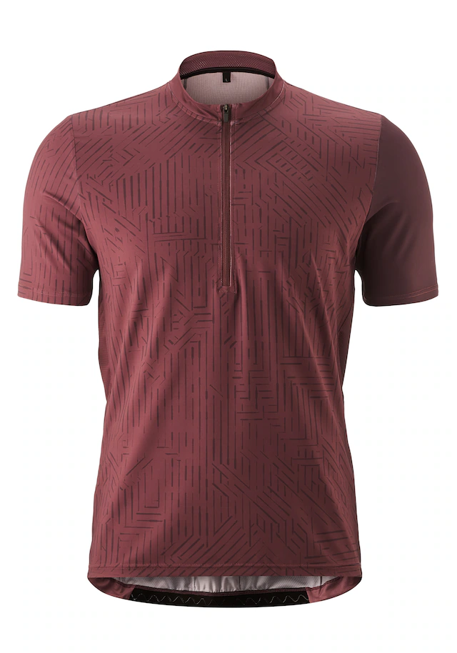 Gonso Radtrikot »Adventure Jersey Halfzip M« Herren Fahrradtrikot kurzarm, Rückentasche mit RV, Quick-Dry, Slim Fit