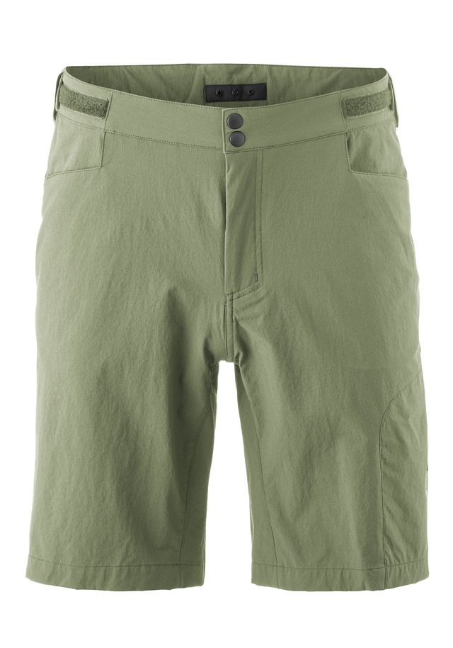 Gonso Fahrradhose »Adventure Shorts M« Herren Radhose mit einknöpfbarer Radunterhose mit Sitzpolster