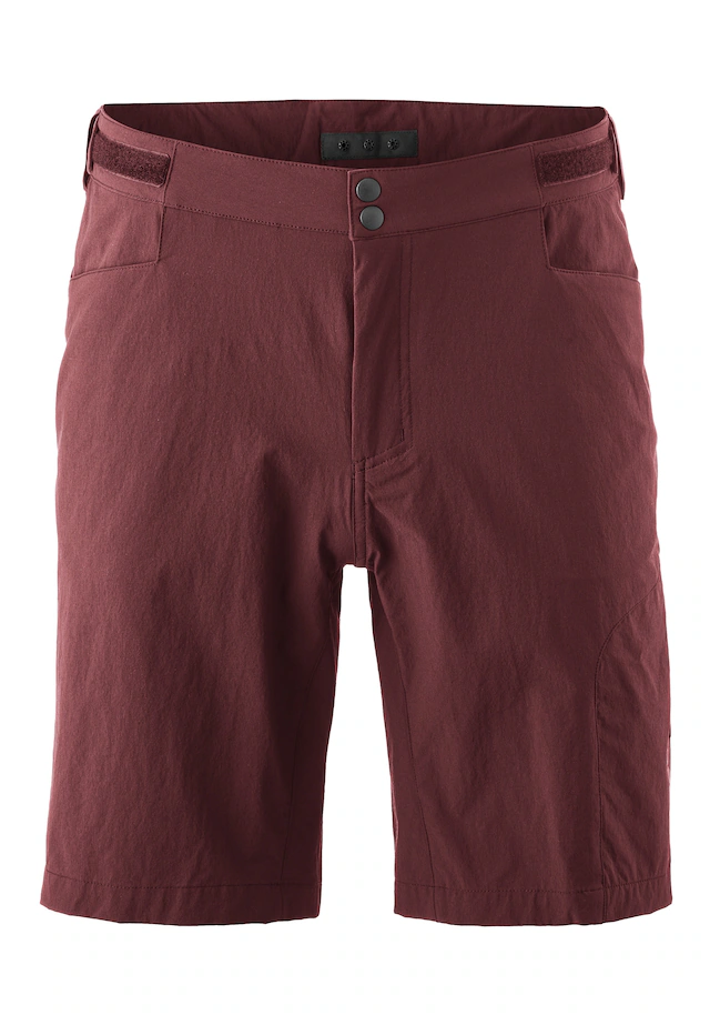 Gonso Fahrradhose »Adventure Shorts M« Herren Radhose mit einknöpfbarer Radunterhose mit Sitzpolster