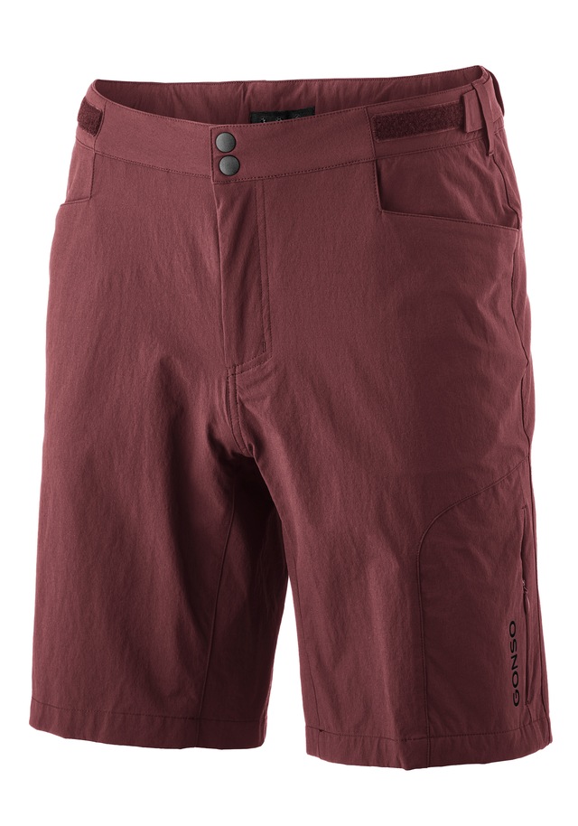 Gonso Fahrradhose »Adventure Shorts M« Herren Radhose mit einknöpfbarer Radunterhose mit Sitzpolster