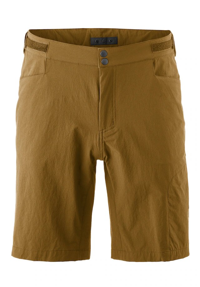 Gonso Fahrradhose »Adventure Shorts M« Herren Radhose mit einknöpfbarer Radunterhose mit Sitzpolster