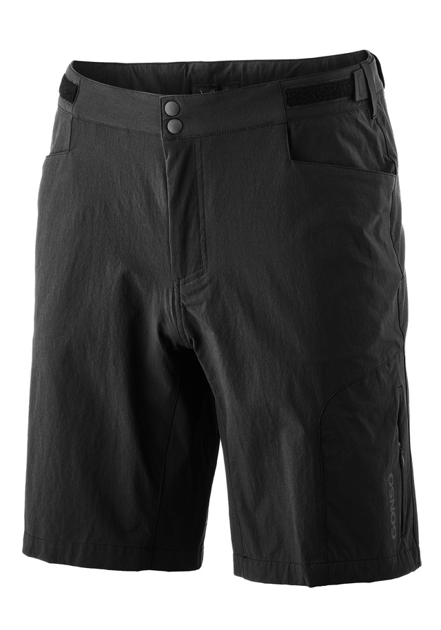 Gonso Fahrradhose »Adventure Shorts M« Herren Radhose mit einknöpfbarer Radunterhose mit Sitzpolster
